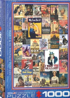 Eurographics - Legpuzzel - World War Vintage Posters - 1000 stukjes