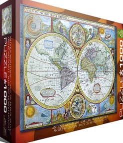 Eurographics - Legpuzzel - Antieke Wereldkaart 1 - 1000 stukjes