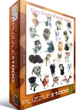 Eurographics - Legpuzzel - Kattenrassen - 1000 stukjes