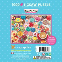 Eurographics - Legpuzzel in Bewaarblik - Cupcake Feest - 1000 stukjes