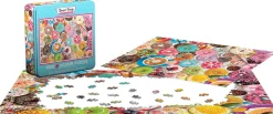 Eurographics - Legpuzzel in Bewaarblik - Donut Feestje - 1000 stukjes