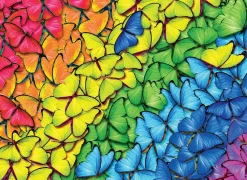 Eurographics - Legpuzzel in Bewaarblik - Vlinder Regenboog - 1000 stukjes
