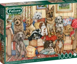 Falcon de Luxe - Legpuzzel - Gathering on the Couch - 1000 stukjes