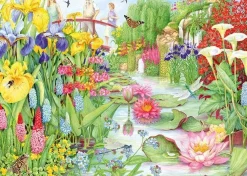 Falcon de Luxe - Legpuzzel - Flower Show: The Water Garden - 1000 stukjes