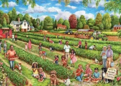 Falcon de Luxe - Legpuzzel - Strawberry Picking - 1000 stukjes