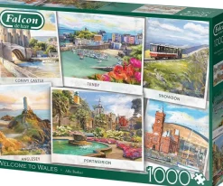 Falcon de Luxe - Legpuzzel - Welcome to Wales - 1000 stukjes