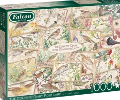Falcon de Luxe - Legpuzzel - The Country Diary 4 Seasons - 1000 stukjes