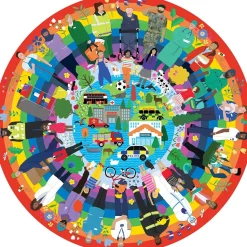 Gibsons - Legpuzzel - Rainbow Heros (Rond) - 500 stukjes