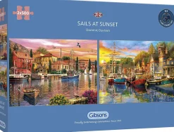 Gibsons - Legpuzzel - Sails at Sunset - 2x500 stukjes