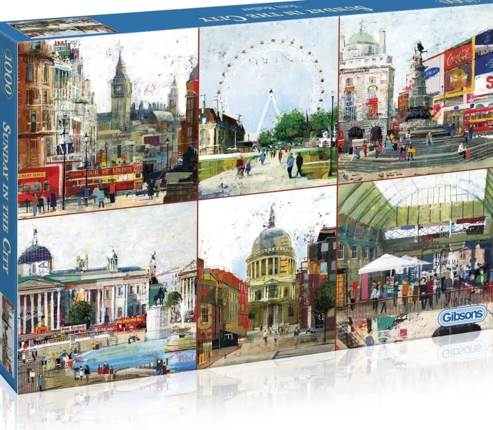 Gibsons - Legpuzzel - Sunday in the City - 1000 stukjes