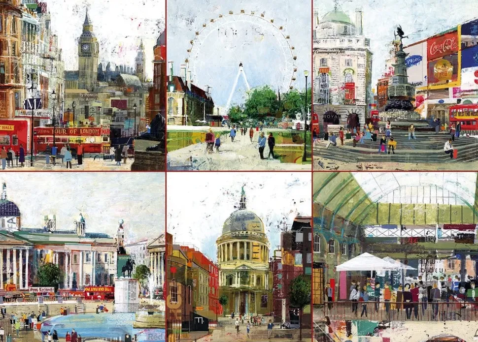 Gibsons - Legpuzzel - Sunday in the City - 1000 stukjes