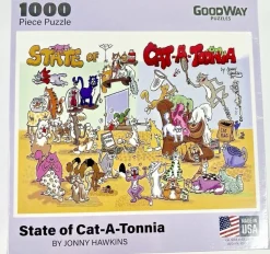 GoodWay - Legpuzzel - Jonny Hawkins - State of Cat-A-Tonnia - 1000 stukjes