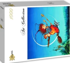 Grafika - Legpuzzel - Heks - Poezenvlucht - 1000 stukjes