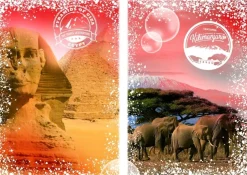 Grafika - Legpuzzel - Africa, Egypte en Kenia - 2000 stukjes