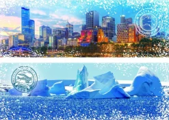 Grafika - Legpuzzel - Australie en Antartica - 2000 stukjes