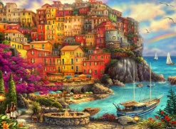 Grafika - Legpuzzel - Beautifull Day at Cinque Terre - 2000 stukjes