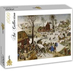 Grafika - Legpuzzel - Brueghel Pieter-Volkstelling in Bethlehem - 1000 stukjes