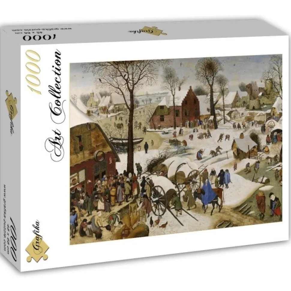 Grafika - Legpuzzel - Brueghel Pieter-Volkstelling in Bethlehem - 1000 stukjes