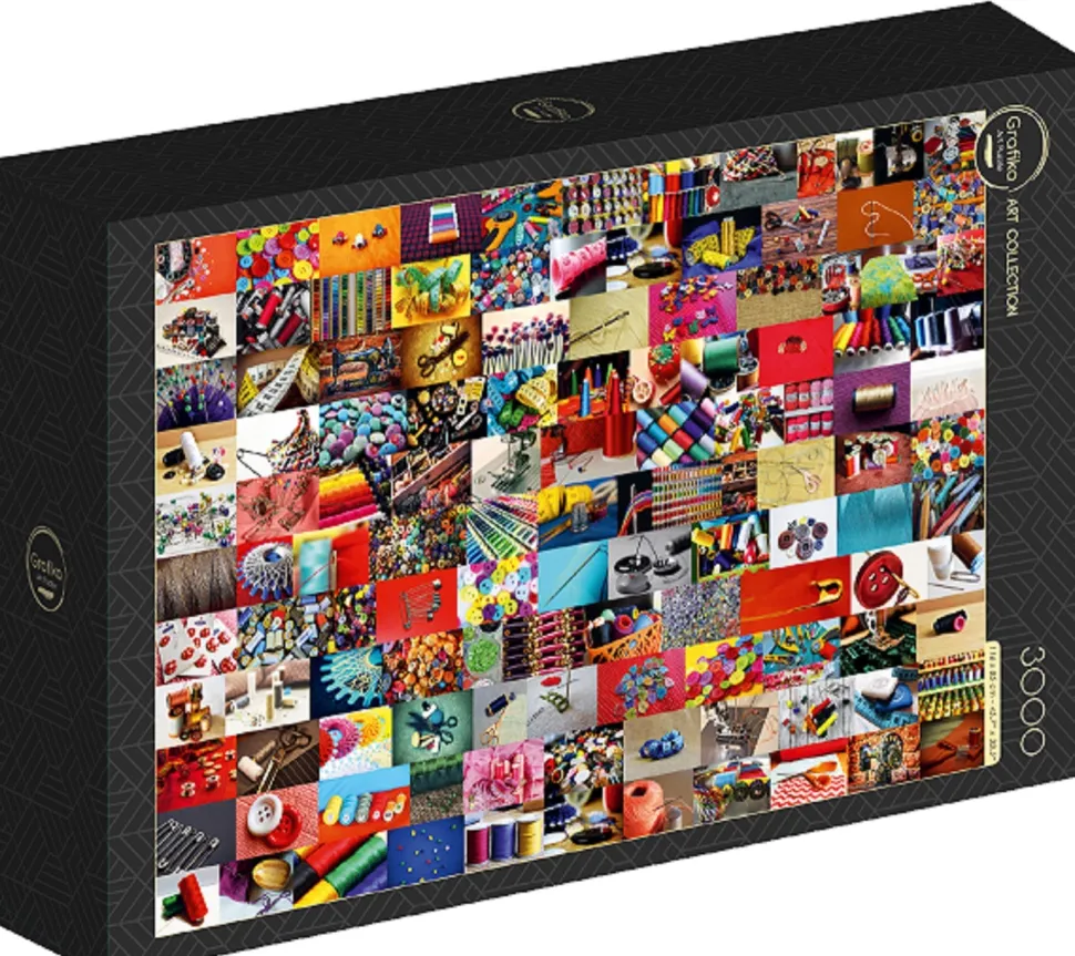 Grafika - Legpuzzel - Collage - Naaien - 3000 stukjes
