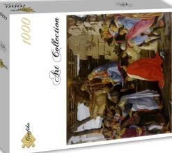 Grafika - Legpuzzel - De Koningen Aanbidden Baby Jezus-Zanobi Altar - 1000 stukjes