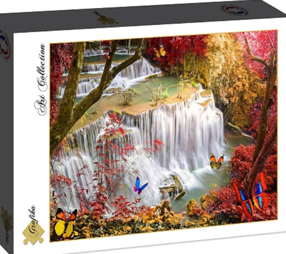 Grafika - Legpuzzel - Deep Forest Waterfall - 2000 stukjes