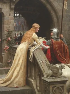 Grafika - Legpuzzel - Edmund Blair Leighton: Dieu te Protégé, 1 - 2000 stukjes