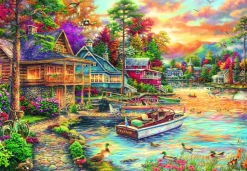 Grafika - Legpuzzel - Freedom at the Lake - 1000 stukjes