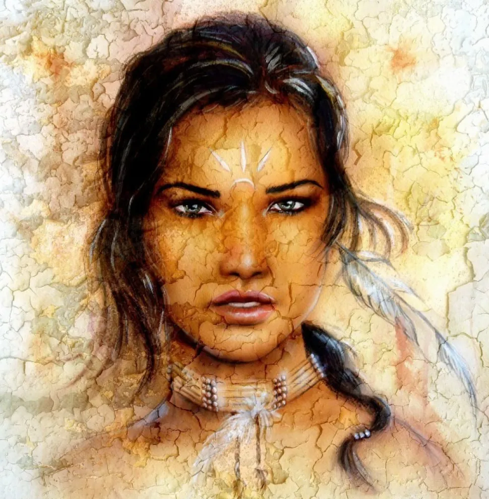 Grafika - Legpuzzel - Indiaanse Vrouw - 1000 stukjes