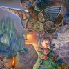 Grafika - Legpuzzel - Josephine Wall - My Lady Unicorn - 1000 stukjes