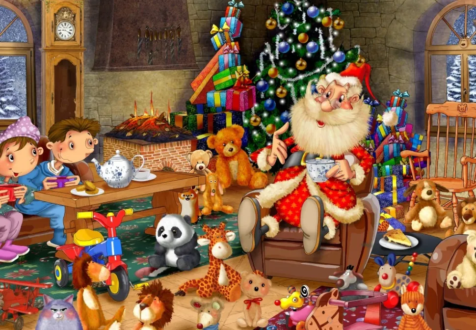 Grafika - Legpuzzel - Kerstproeverij - 1000 stukjes