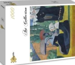 Grafika - Legpuzzel - Les Bretonnes aux Ombrelles - 1000 stukjes