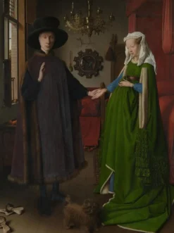 Grafika - Legpuzzel - Portret van Giovanni Arnolfini en zijn Vrouw - 2000 stukjes