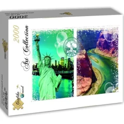 Grafika - Legpuzzel - USA - 2000 stukjes