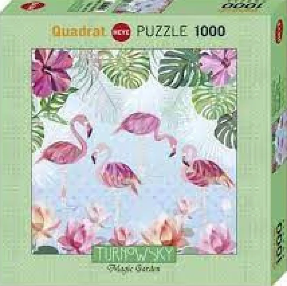 Heye - Legpuzzel - Flamingos & Lelies - 1000 stukjes