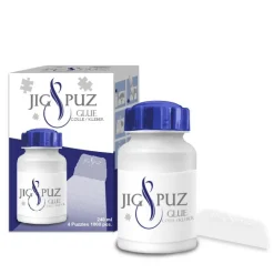 Jig & Puz - Legpuzzel - Puzzellijm voor 4 x 1000 Stukjes met Spatel