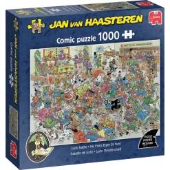 Jumbo - Jan van Haasteren - Legpuzzel - NK Mens Erger Je Niet - 1000 stukjes