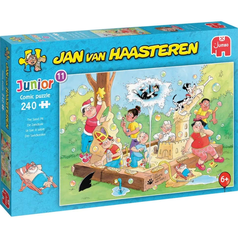 Jumbo - Jan van Haasteren - Junior 11 Legpuzzel - De Zandbak - 240 stukjes