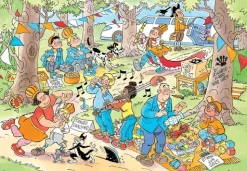 Jumbo - Jan van Haasteren - Junior 21 Legpuzzel - De Vrijmarkt - 240 stukjes