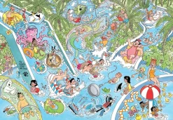 Jumbo - Jan van Haasteren - Junior 22 Legpuzzel - Waterglijbaangekte - 360 stukjes