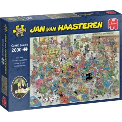Jumbo - Jan van Haasteren - Legpuzzel - NK Mens Erger Je Niet - 2000 stukjes