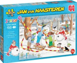 Jumbo - Jan van Haasteren - Junior 10 Legpuzzel - De Sneeuwpop - 150 stukjes