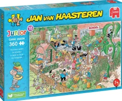 Jumbo - Jan van Haasteren - Junior 18 Legpuzzel - De Schooltuin - 360 stukjes