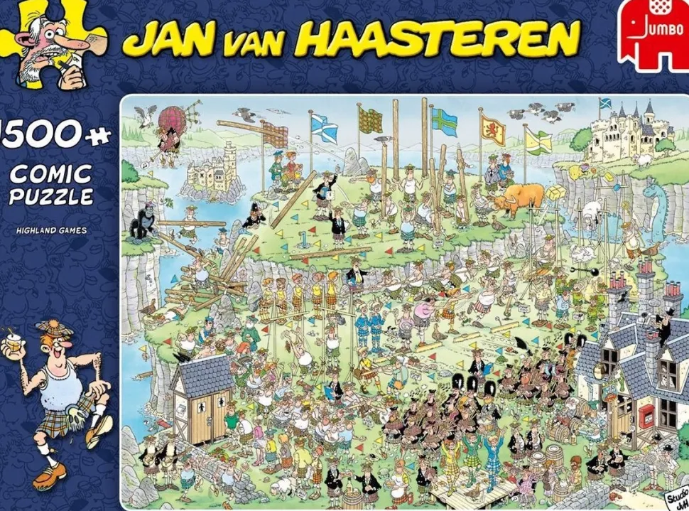 Jumbo - Jan van Haasteren - Legpuzzel - Highland Games - 1500 stukjes
