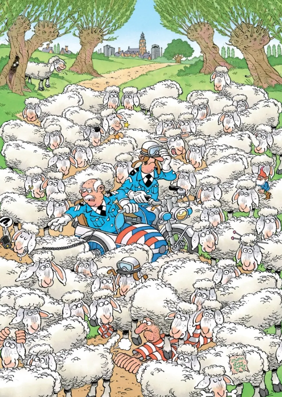 Jumbo - Jan van Haasteren - Legpuzzel - Expert 7 - Lam Gelegd - 500 stukjes