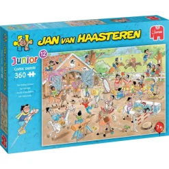 Jumbo - Jan van Haasteren - Junior 12 Legpuzzel - De Manege - 360 stukjes