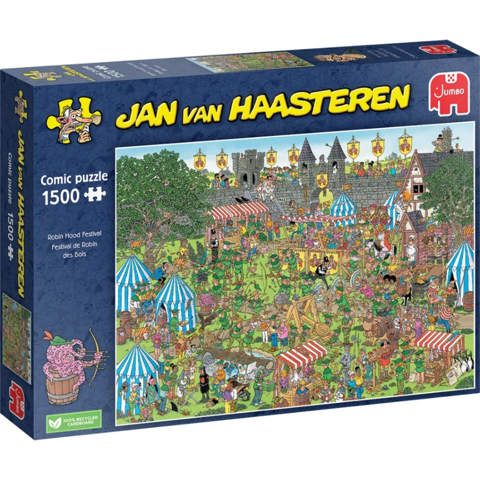 Jumbo - Jan van Haasteren - Legpuzzel - Robin Hood Festival - 1500 stukjes