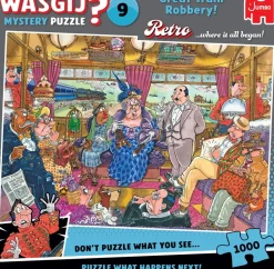 Jumbo - Legpuzzel - Wasgij Mystery Retro 9 - De Grote Treinroof - 1000 stukjes