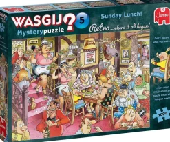 Jumbo - Legpuzzel - Wasgij Mystery Retro 5 - Zondagse Lunch! - 1000 stukjes