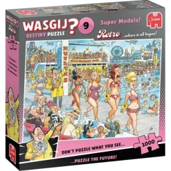 Jumbo - Legpuzzel - Wasgij Destiny Retro 9 - Topmodellen! - 1000 stukjes