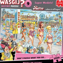 Jumbo - Legpuzzel - Wasgij Destiny Retro 9 - Topmodellen! - 1000 stukjes